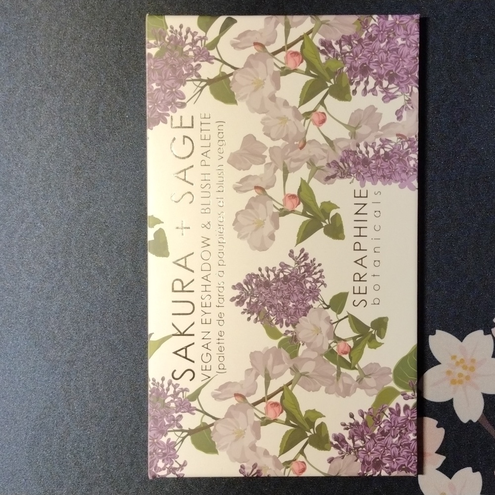 Seraphine Botanicals Sakura+ Sage - Vegan Eyeshadow & Blush Palette
